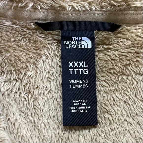 Women's THE NORTH FACE Antelope Tan OSIT Full Zip THERMAL Fleece JACKET  XXXL - Picture 5 of 6